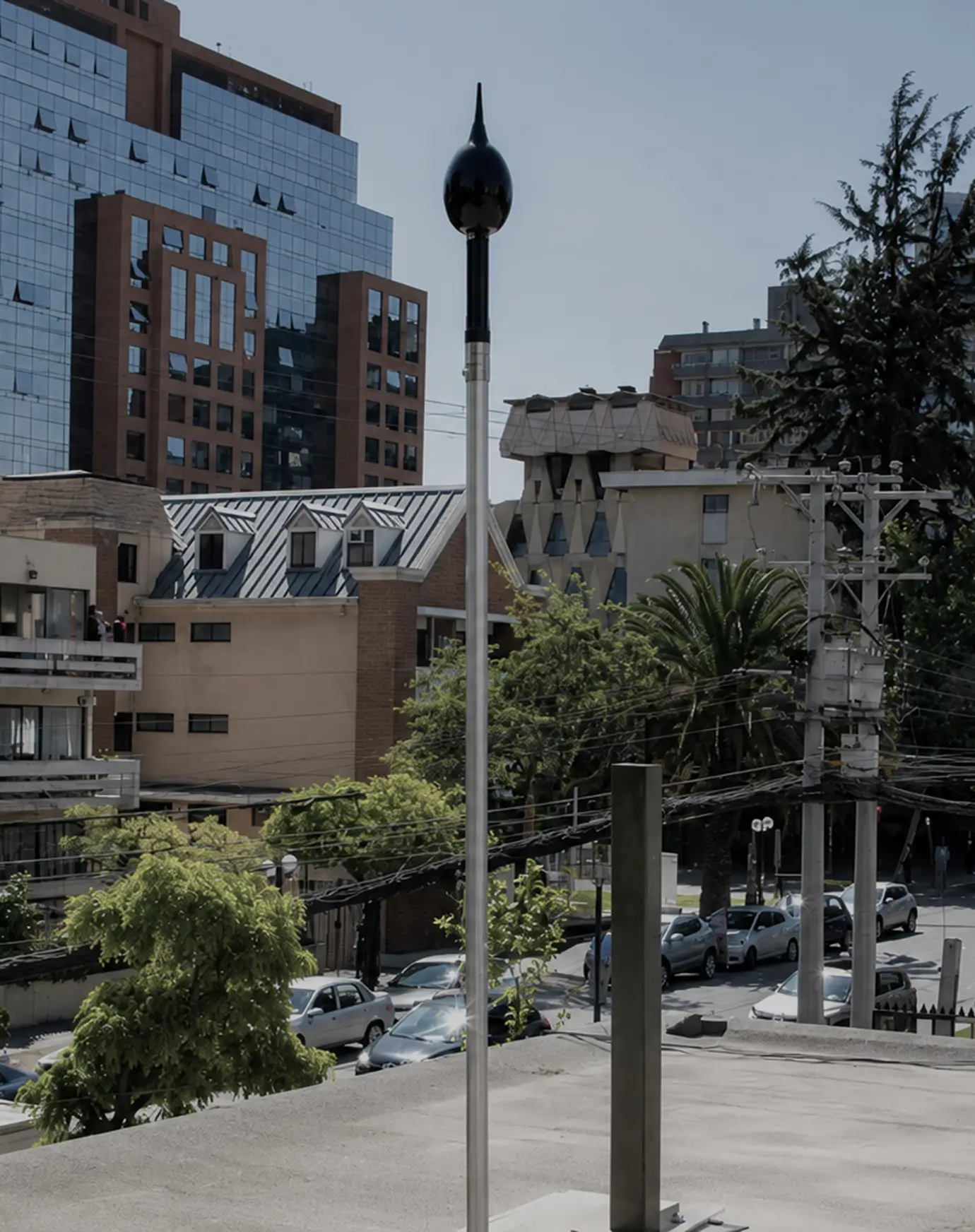 Sound level monitoring in downtown Santiago